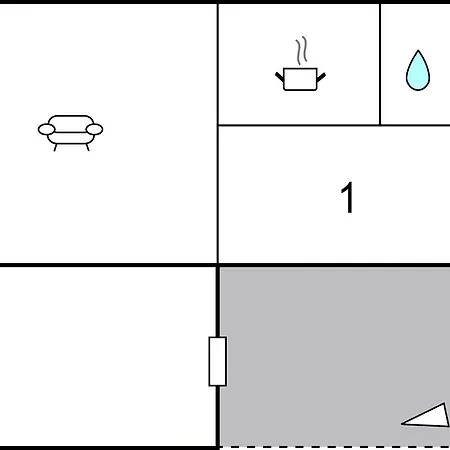 1 Bedroom Ocean Front In Casa vacanze *